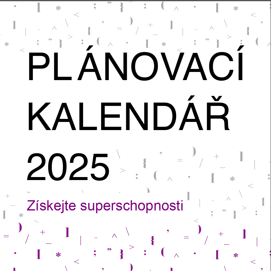 Plánovací kalendář 2025 ke stažení