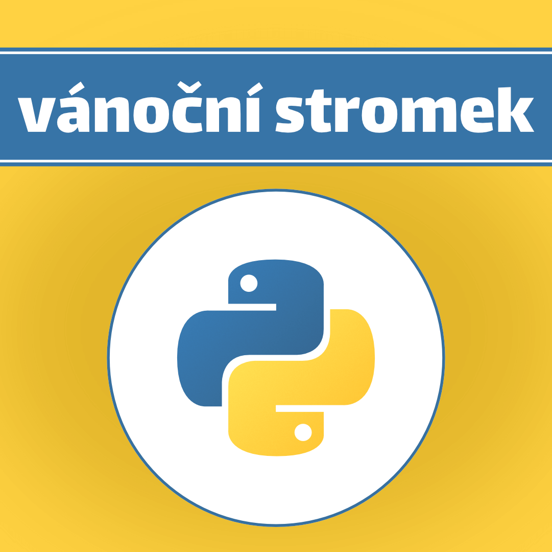 Python — vánoční stromek