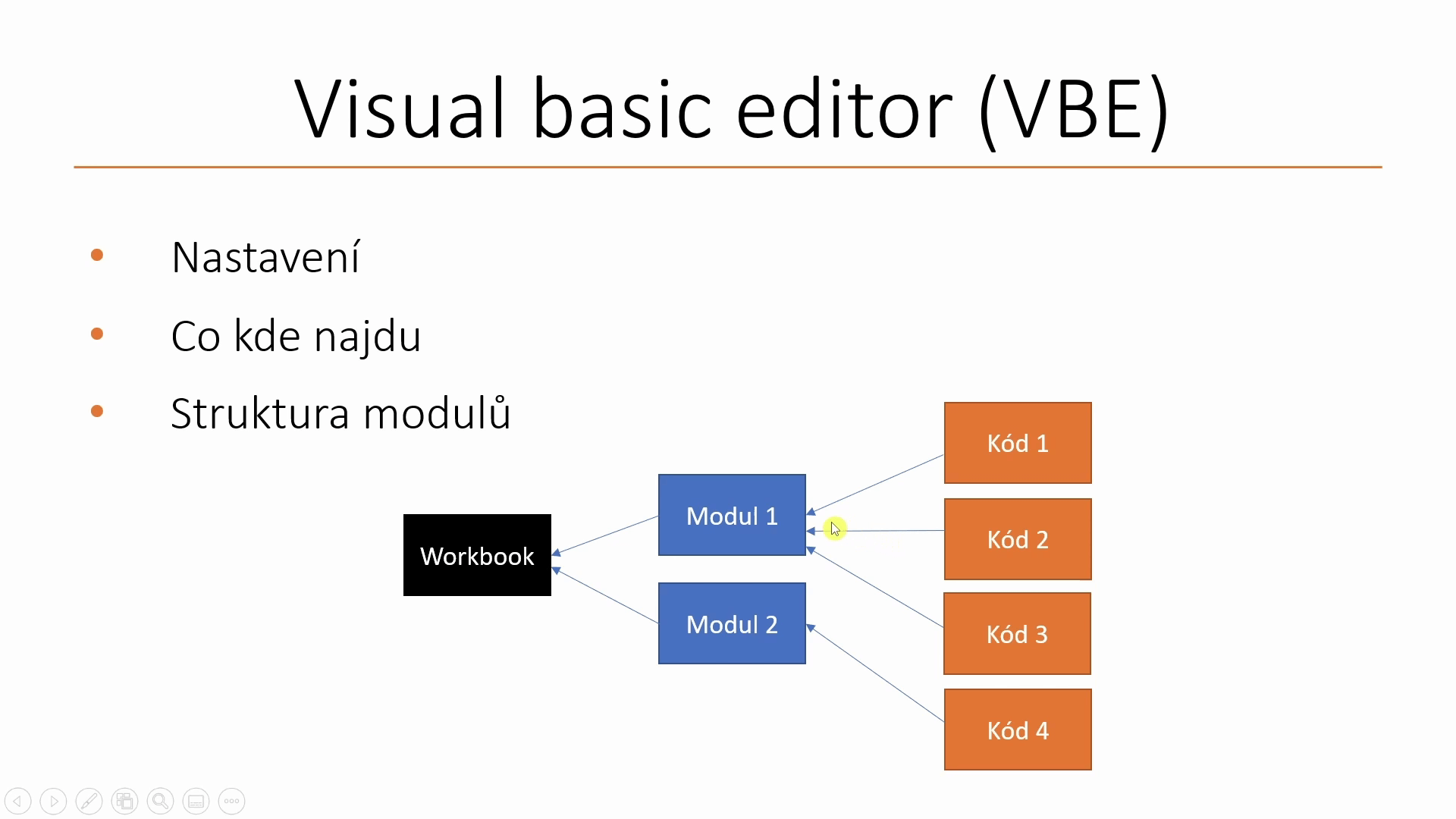 Ukázka Programování ve VBA