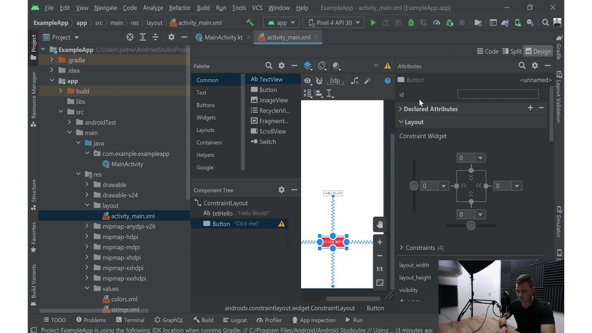 Ukázka Android a Kotlin - základy