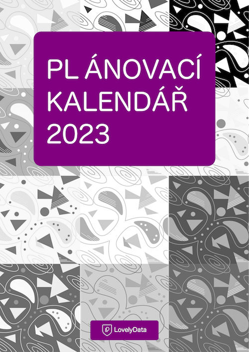 LovelyData kalendář 2023 - strana 1