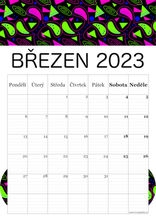 LovelyData kalendář 2023 - strana 4