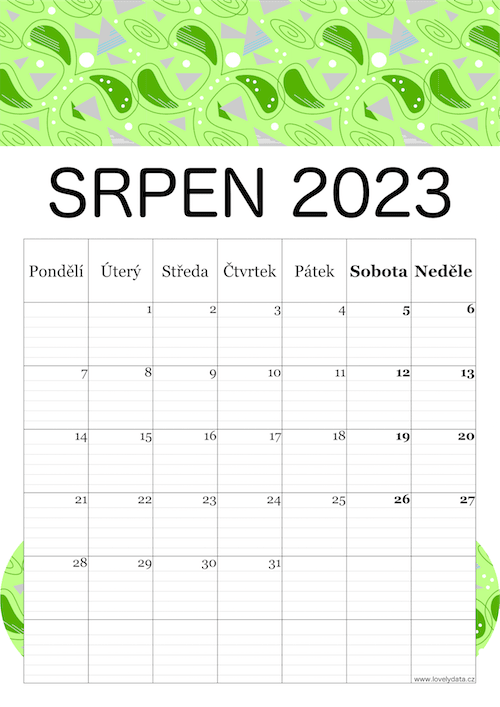 LovelyData kalendář 2023 - strana 9