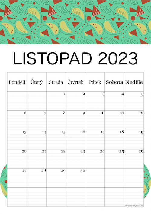 LovelyData kalendář 2023 - strana 12