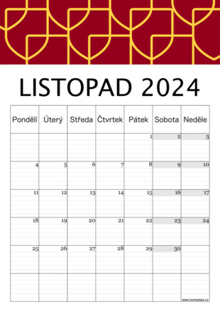 LovelyData kalendář 2024 - strana 12