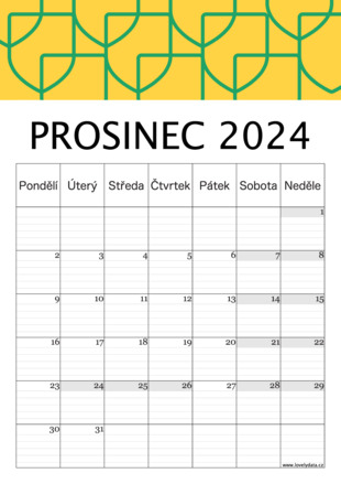 LovelyData kalendář 2024 - strana 13