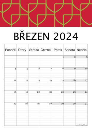 LovelyData kalendář 2024 - strana 4