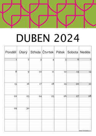 LovelyData kalendář 2024 - strana 5