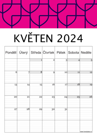 LovelyData kalendář 2024 - strana 6