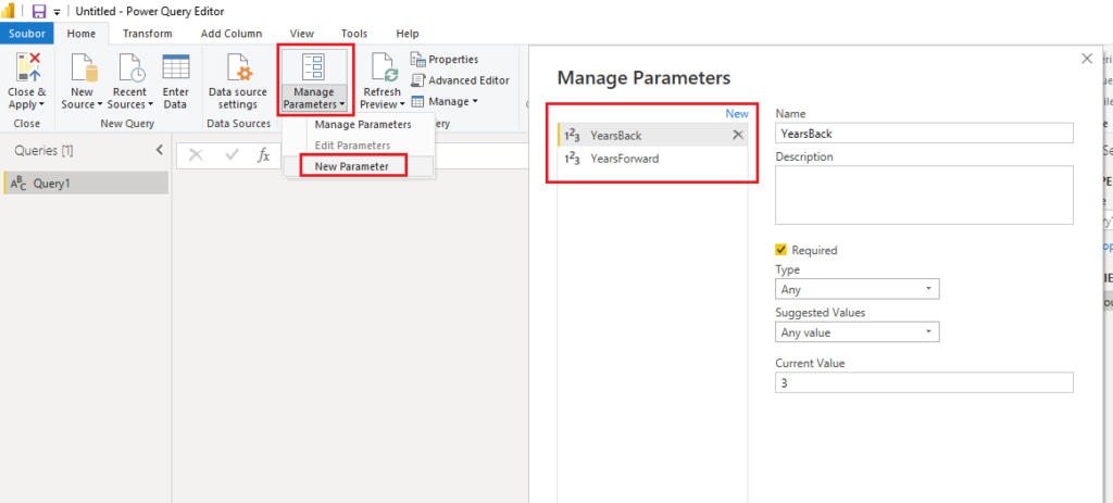 PowerBI - Manage Parameters