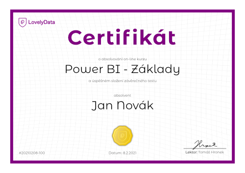 Certifikát