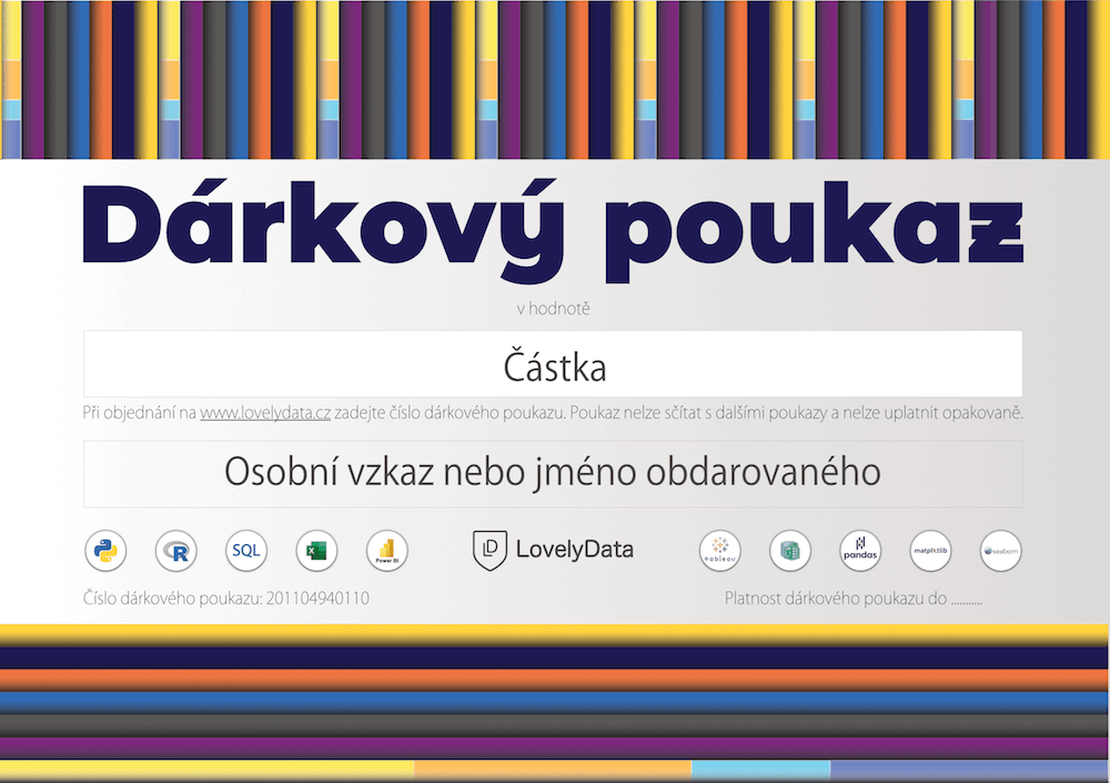 Dárkový poukaz na částku